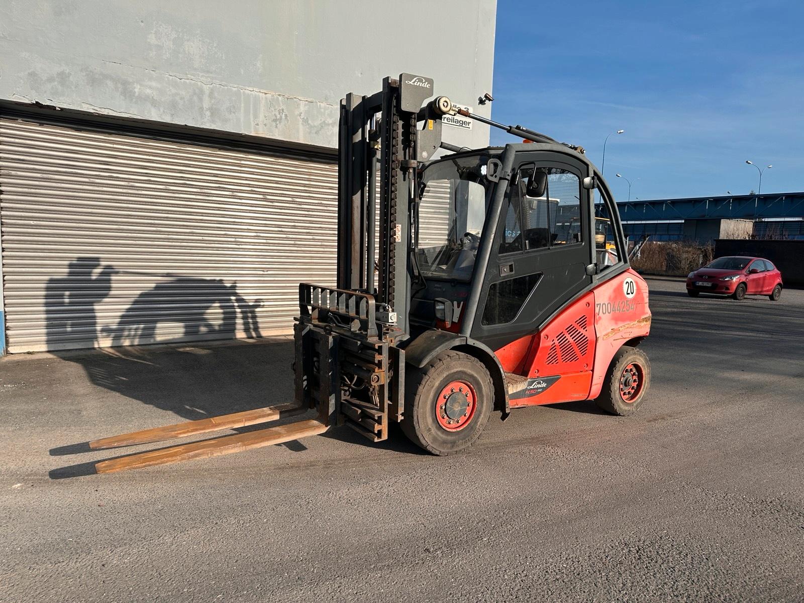 Linde H50D-02 Diesel Gabelstapler 3400mm Hub DZH Drehgerät Bild 3