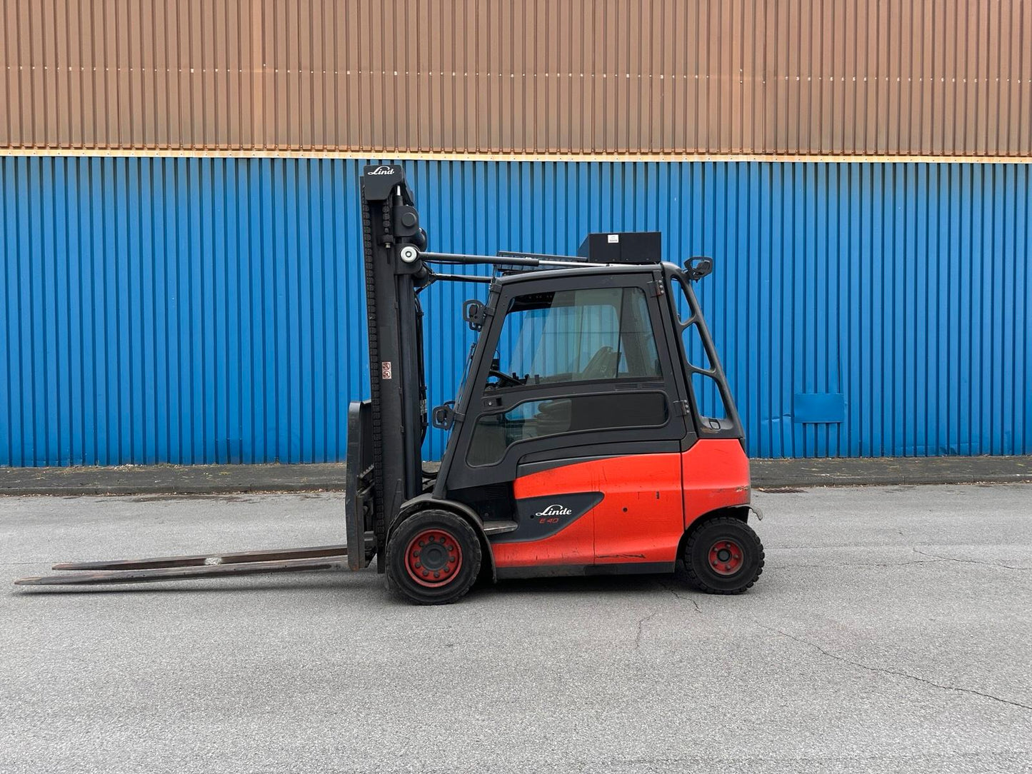 Linde E40HL-01/600 Elektro Gabelstapler 2020 4400mm Hub Bild 2
