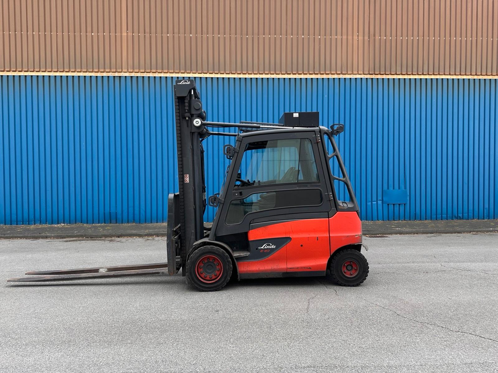 Linde E40HL-01/600 Elektro Gabelstapler 2020 4400mm Hub Bild 2