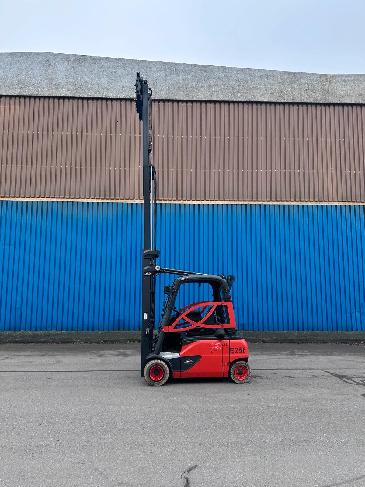 Linde E20PL-02 386 Triplex 5475mm Hub. Elektro Stapler Bild 11