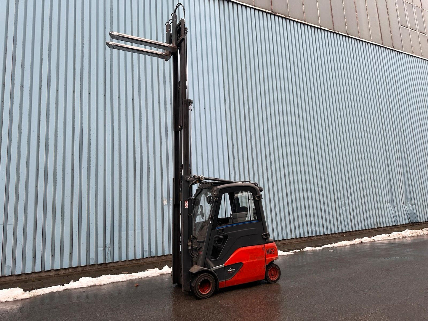 Linde E20PL Triplex 4625mm hub Voll 2Ton Elektro Gabelstapler Bild 7