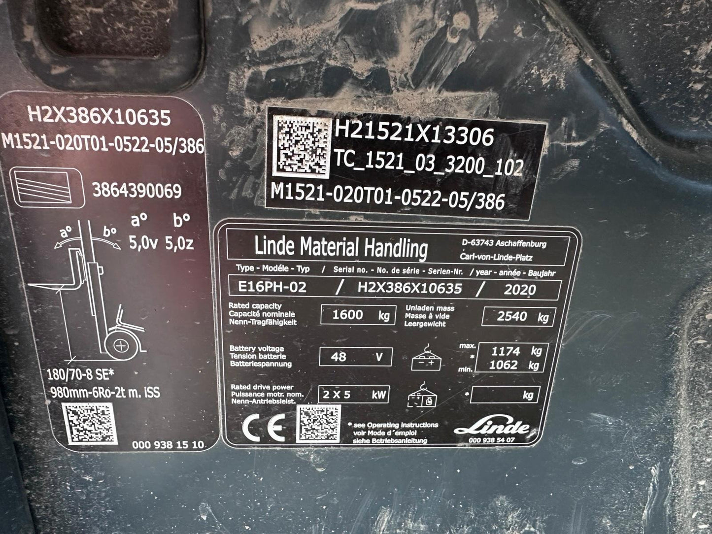 Linde E16PH-02 Triplex 5225mm Hubhöhe Elektro Gabelstapler 2020 Bild 12