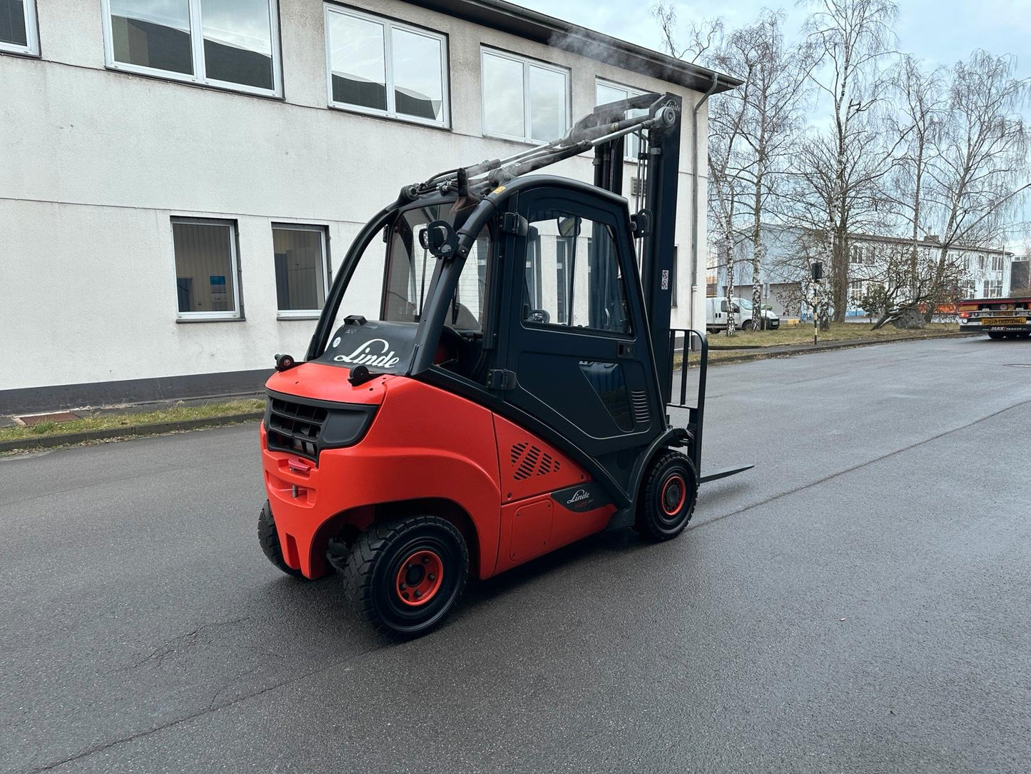 Linde H25T 2017 Triplex 6465mm Hub Gas Gabelstapler Stapler Bild 6