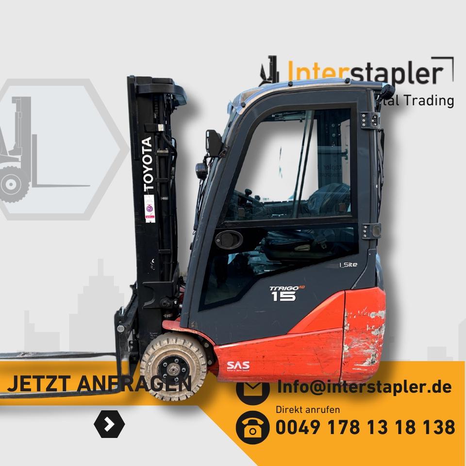 Toyota 1,5T Triplex 4500mm Hub Gabelstapler VOLL Bild 1