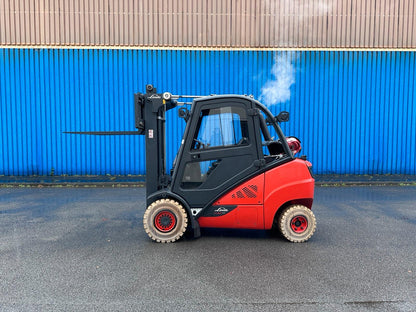 Linde H30T Triplex 4800mm Hub 3ton 2019 Gas Gabelstapler Bild 8