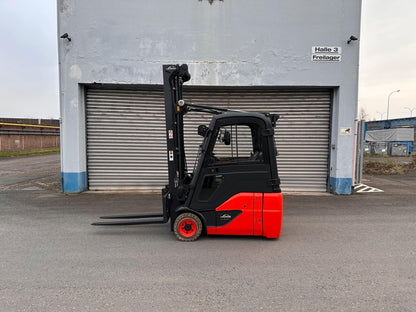 Linde E16C-02 Triplex 6070mm Hub. Vollkabine Waage DZH Bild 2