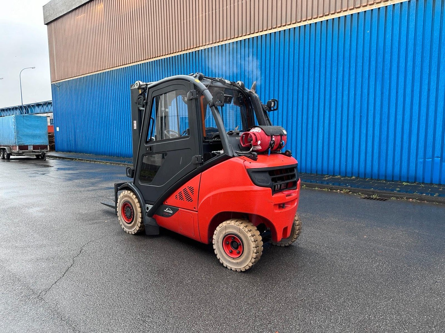 Linde H30T Triplex 4800mm Hub 3ton 2019 Gas Gabelstapler Bild 4