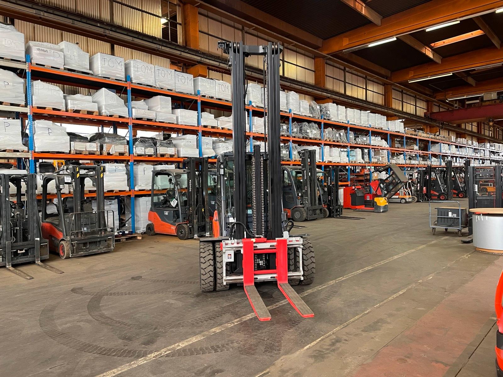 Toyota 3,5t Gas 06-8FGJ35F Triplex Zinkenversteller Gabelstapler Bild 9