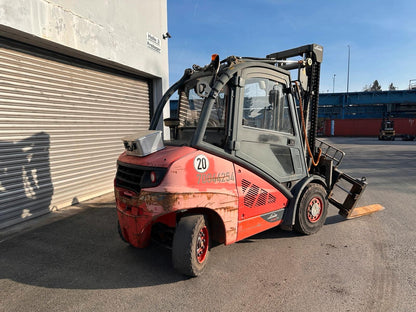 Linde H50D-02 Diesel Gabelstapler 3400mm Hub DZH Drehgerät Bild 13