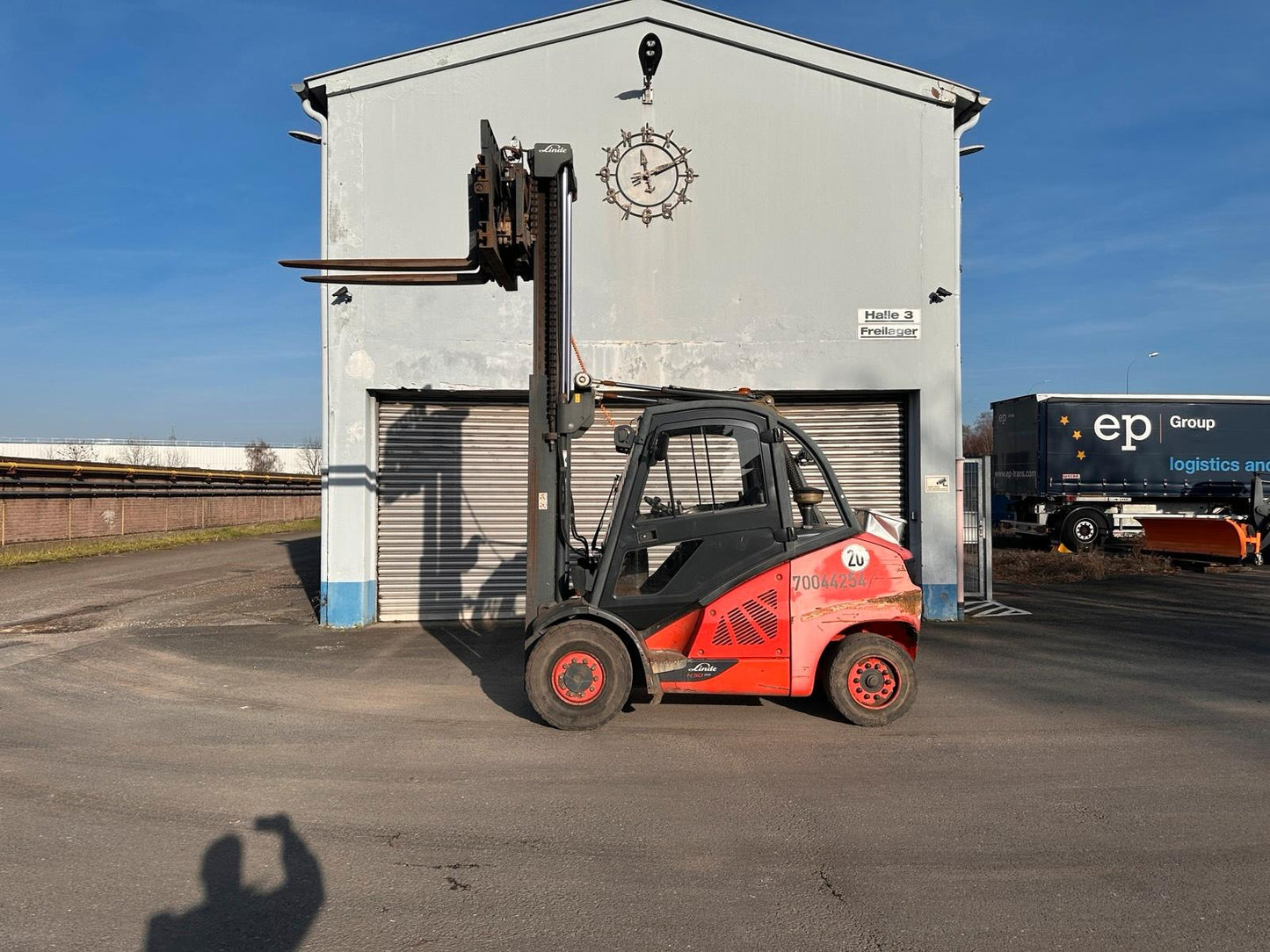 Linde H50D-02 Diesel Gabelstapler 3400mm Hub DZH Drehgerät Bild 6