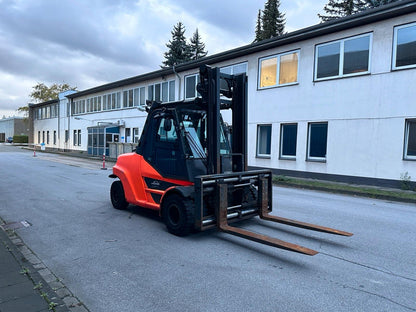 Linde H80T -03/ 1100 8000kg Gabelstapler Gas Stapler 2017 Bild 7