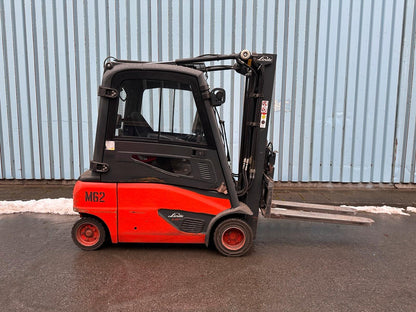 Linde E20PL Triplex 4625mm hub Voll 2Ton Elektro Gabelstapler Bild 12