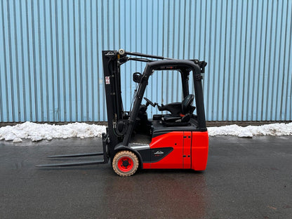 Linde E16 Triplex 4625mm Waage Elektro 3Rad Gabelstapler Bild 2