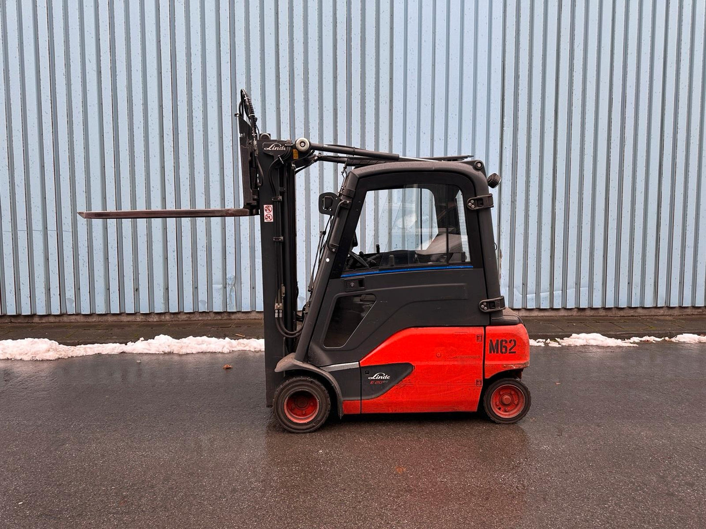 Linde E20PL Triplex 4625mm hub Voll 2Ton Elektro Gabelstapler Bild 6