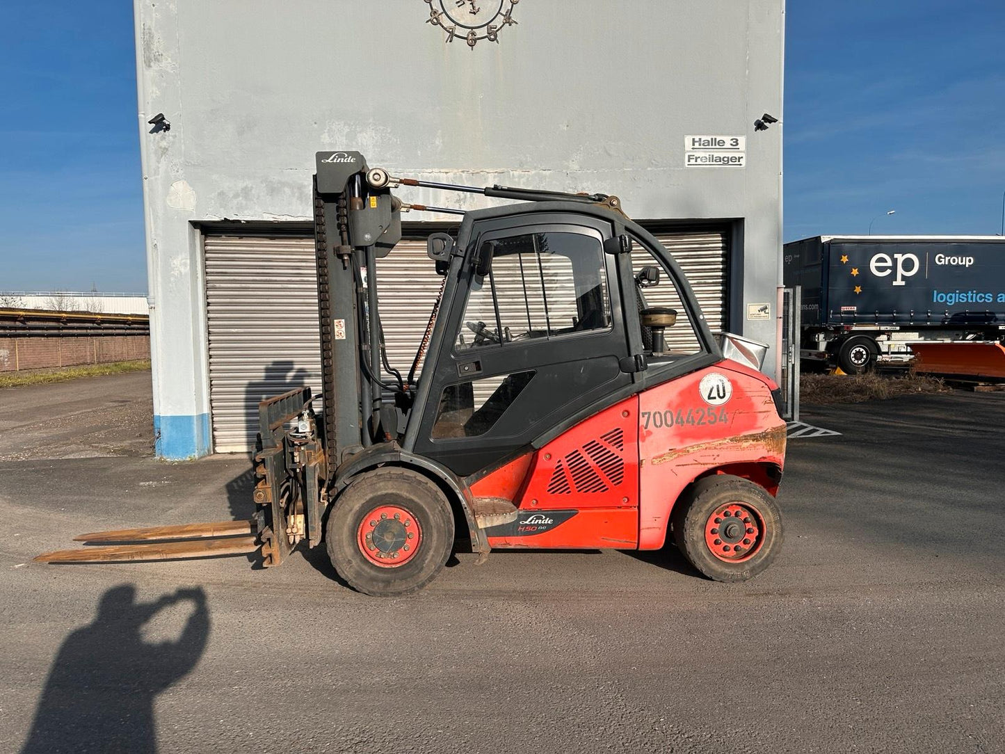 Linde H50D-02 Diesel Gabelstapler 3400mm Hub DZH Drehgerät Bild 2