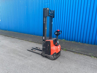 Toyota SWE140 3255mm Hub Elektro Stapler Hochhubwagen 2017 Bild 3