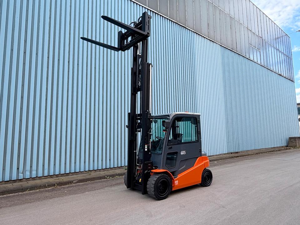 Toyota 8FBMT50 Triplex 4300 Elektro Gabelstapler 5Ton Zinkenversteller Bild 6