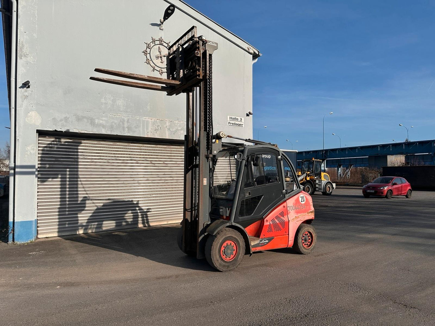 Linde H50D-02 Diesel Gabelstapler 3400mm Hub DZH Drehgerät Bild 5
