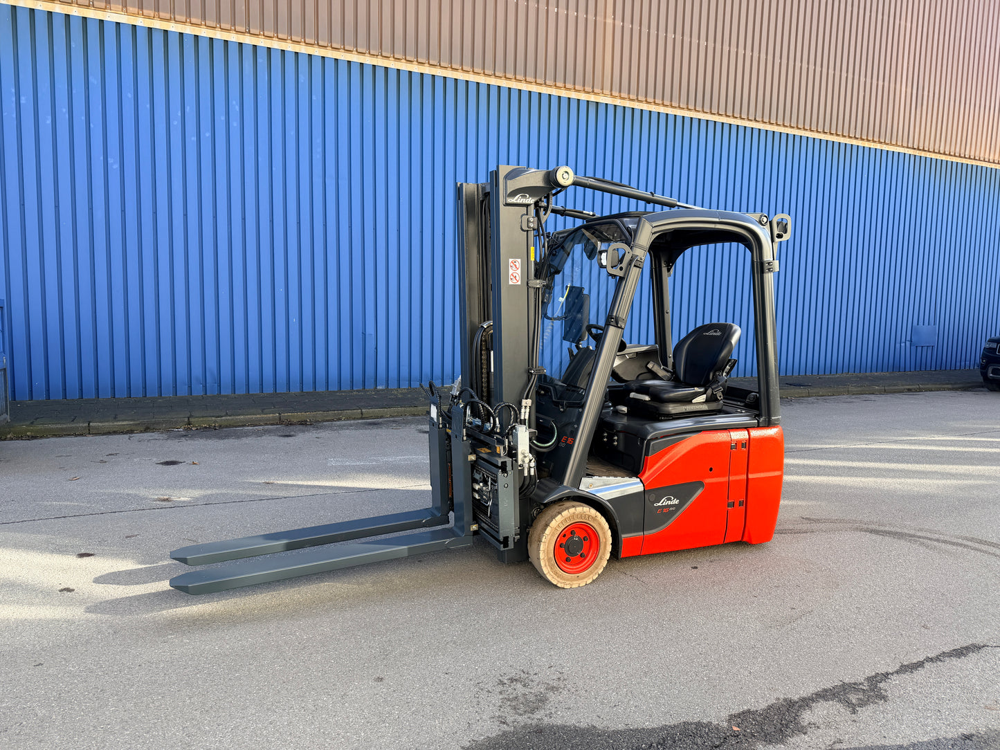 Linde E16 Triplex 4625mm Vorschubgabeln Zinkenversteller