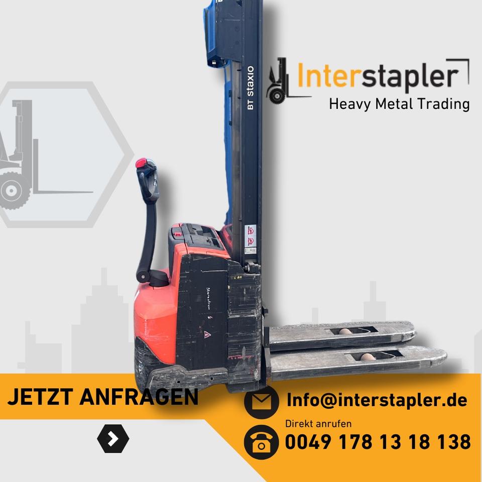 Toyota SWE140 3255mm Hub Elektro Stapler Hochhubwagen 2017 Bild 1