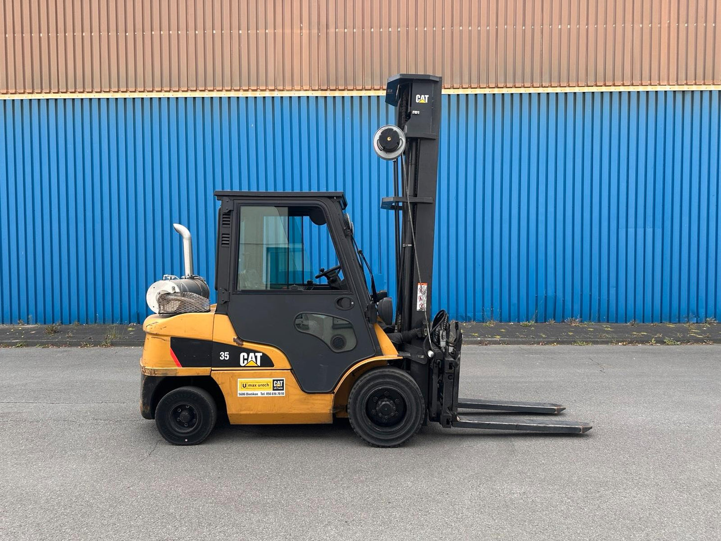 CAT DP35 N Diesel Gabelstapler Triplex 7000mm Hub ZVG Bild 8