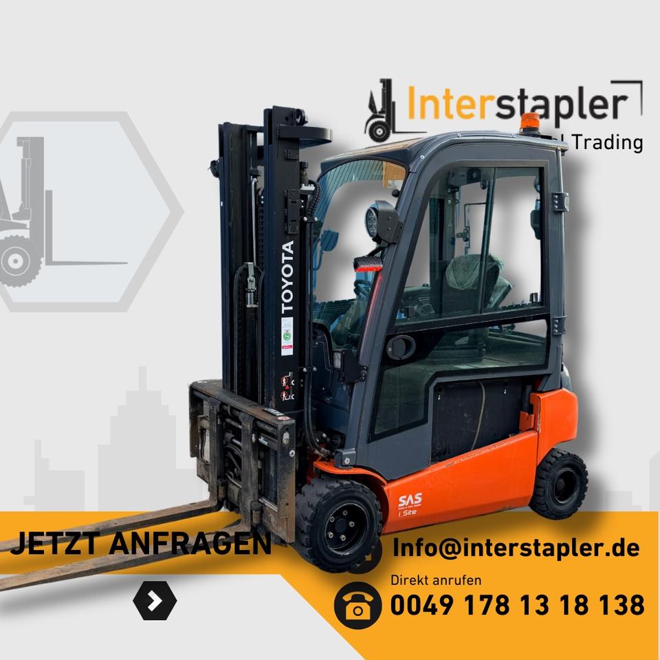 Toyota 8FBM20T 2t Elektro Gabelstapler Zinkenversteller Voll Bild 1