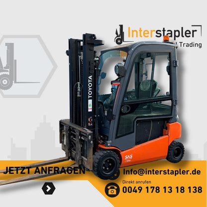 Toyota 8FBM20T 2t Elektro Gabelstapler Zinkenversteller Voll Bild 1