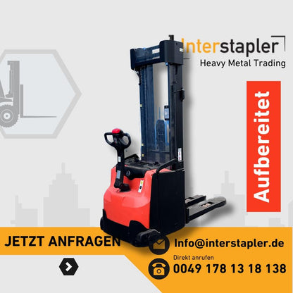 Toyota SWE160 Triplex 5400mm Hochhubwagen Elektro Stapler Lagertechnik Bild 1