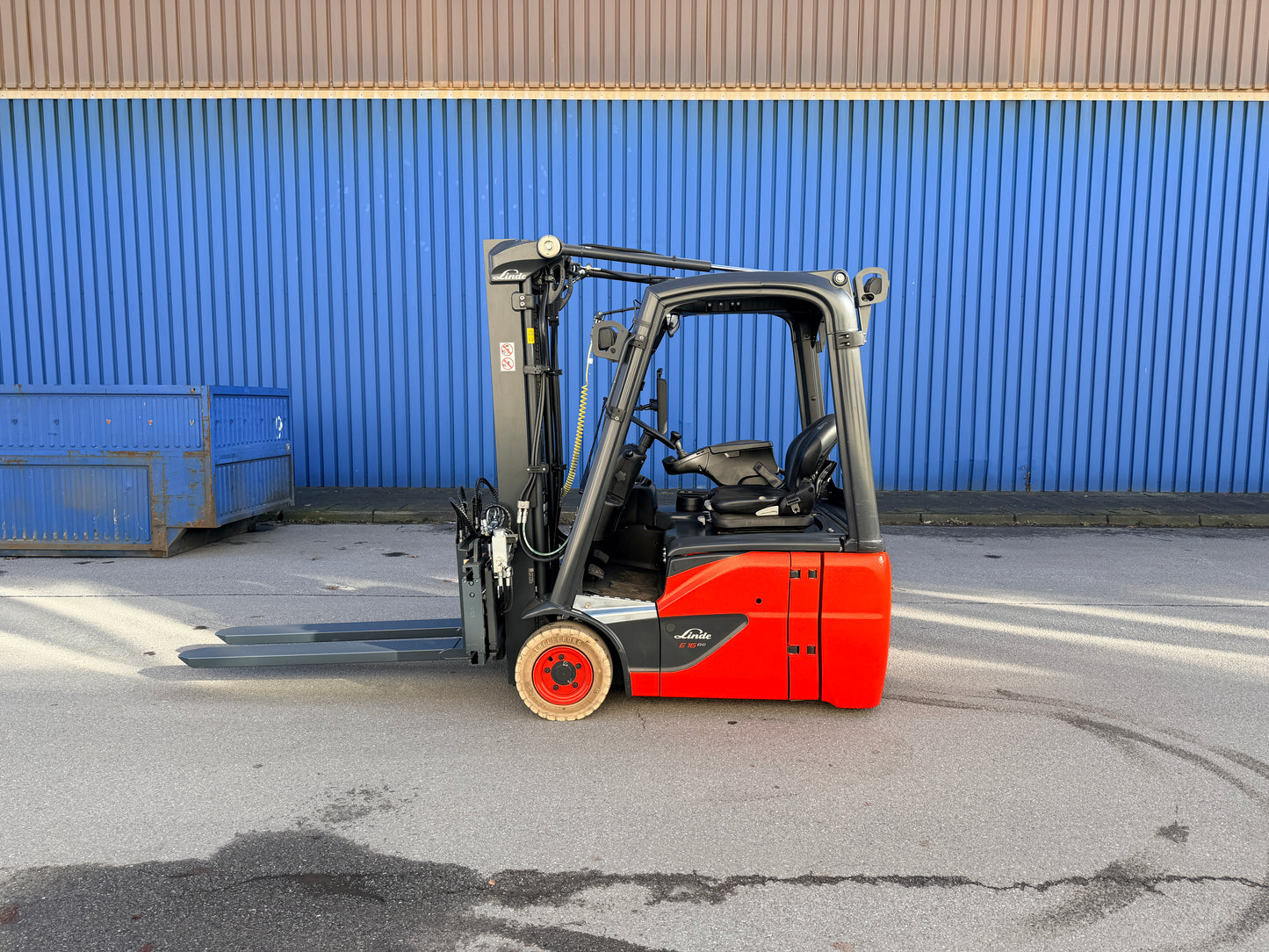Linde E16 Triplex 4625mm Vorschubgabeln Zinkenversteller
