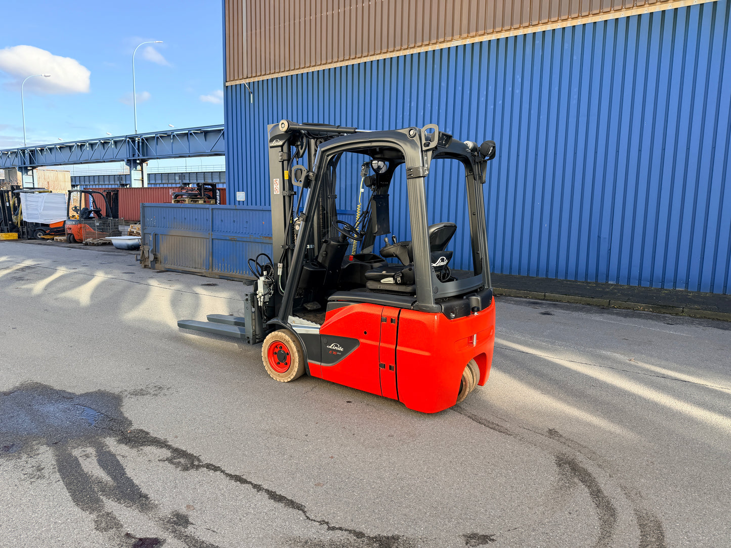 Linde E16 Triplex 4625mm Vorschubgabeln Zinkenversteller