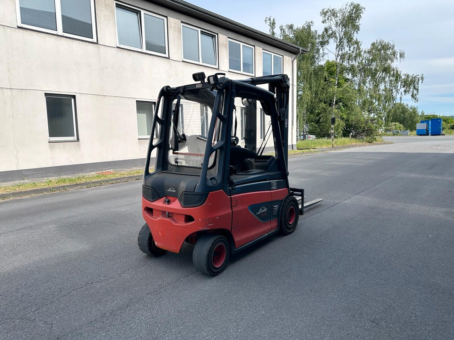 Linde E20 2017 Standard 3300mm Elektro Gabelstapler 2017 Bild 4