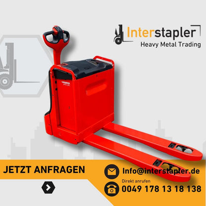 Linde T18 Niederhubwagen 1800kg Elektro Hubwagen Bild 1