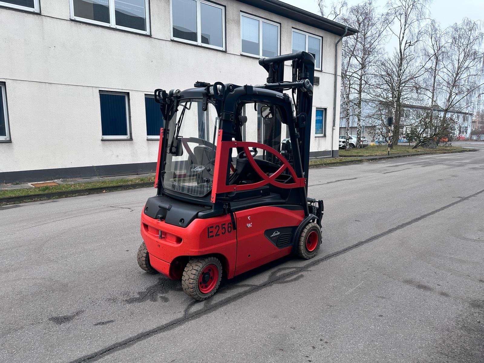 Linde E20PL-02 386 Triplex 5475mm Hub. Elektro Stapler Bild 7