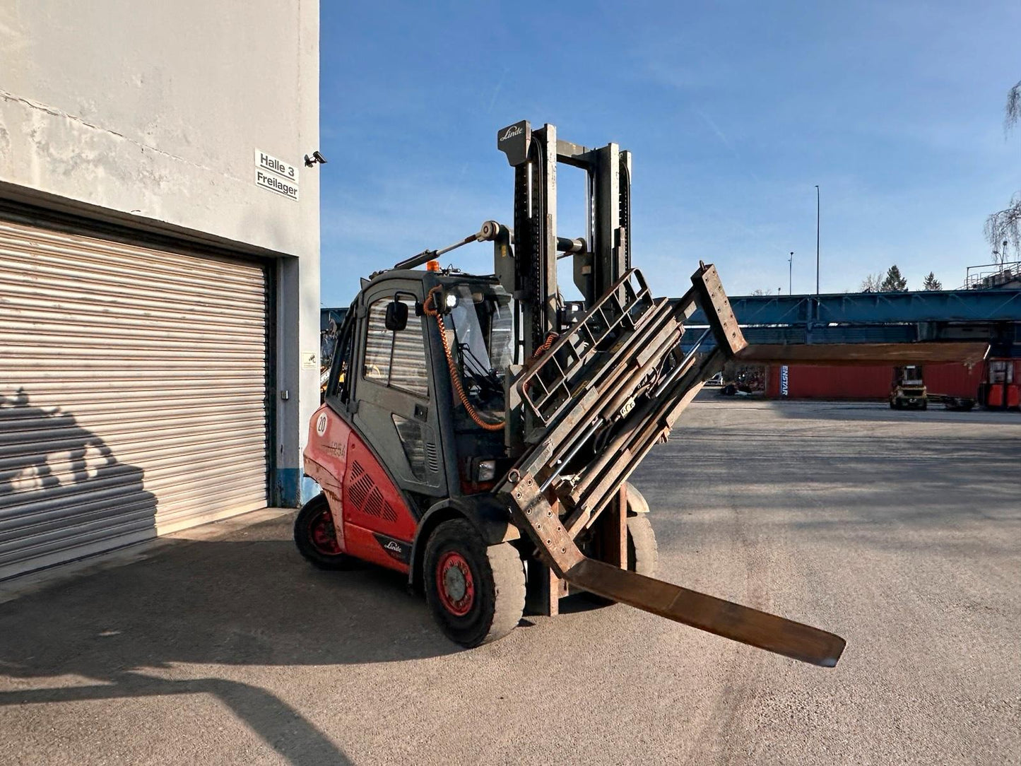 Linde H50D-02 Diesel Gabelstapler 3400mm Hub DZH Drehgerät Bild 10