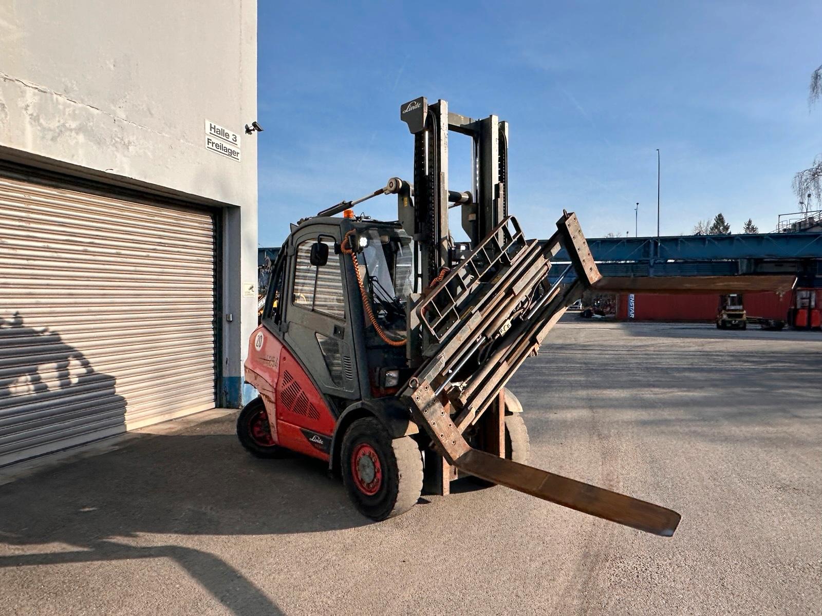 Linde H50D-02 Diesel Gabelstapler 3400mm Hub DZH Drehgerät Bild 10