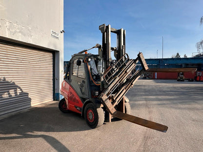 Linde H50D-02 Diesel Gabelstapler 3400mm Hub DZH Drehgerät Bild 10