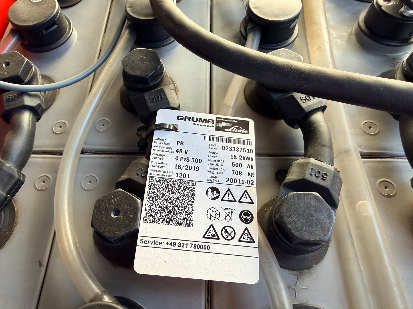 Linde E16 Triplex 4625mm Vorschubgabeln Zinkenversteller
