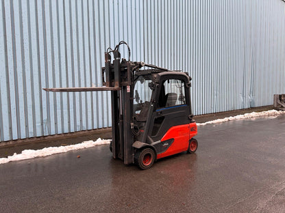 Linde E20PL Triplex 4625mm hub Voll 2Ton Elektro Gabelstapler Bild 5