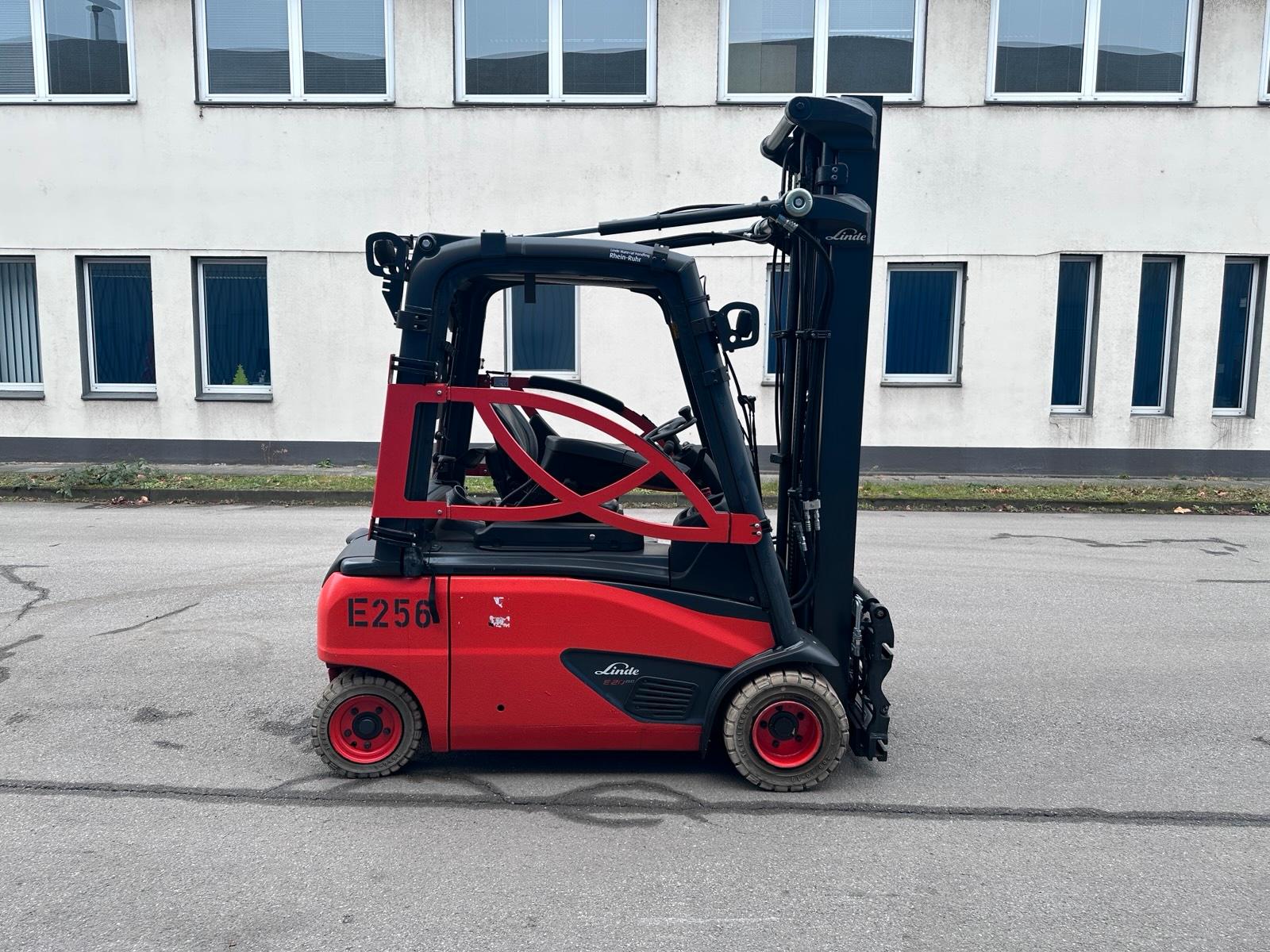 Linde E20PL-02 386 Triplex 5475mm Hub. Elektro Stapler Bild 6