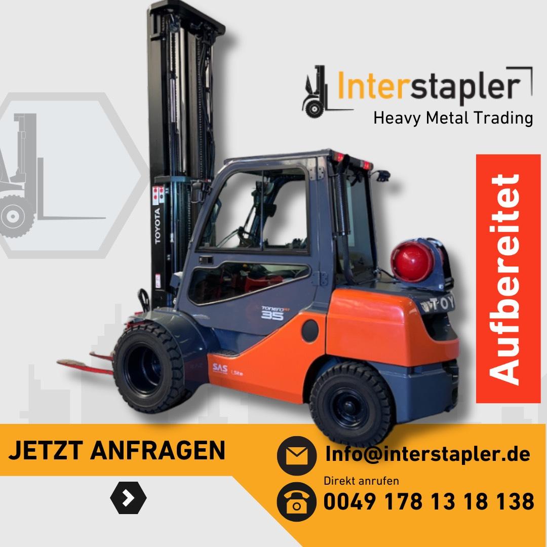 Toyota 3,5t Gas 06-8FGJ35F Triplex Zinkenversteller Gabelstapler Bild 1