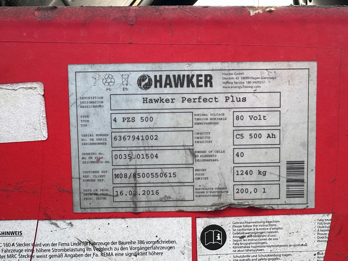Linde E20 2017 Standard 3300mm Elektro Gabelstapler 2017 Bild 12