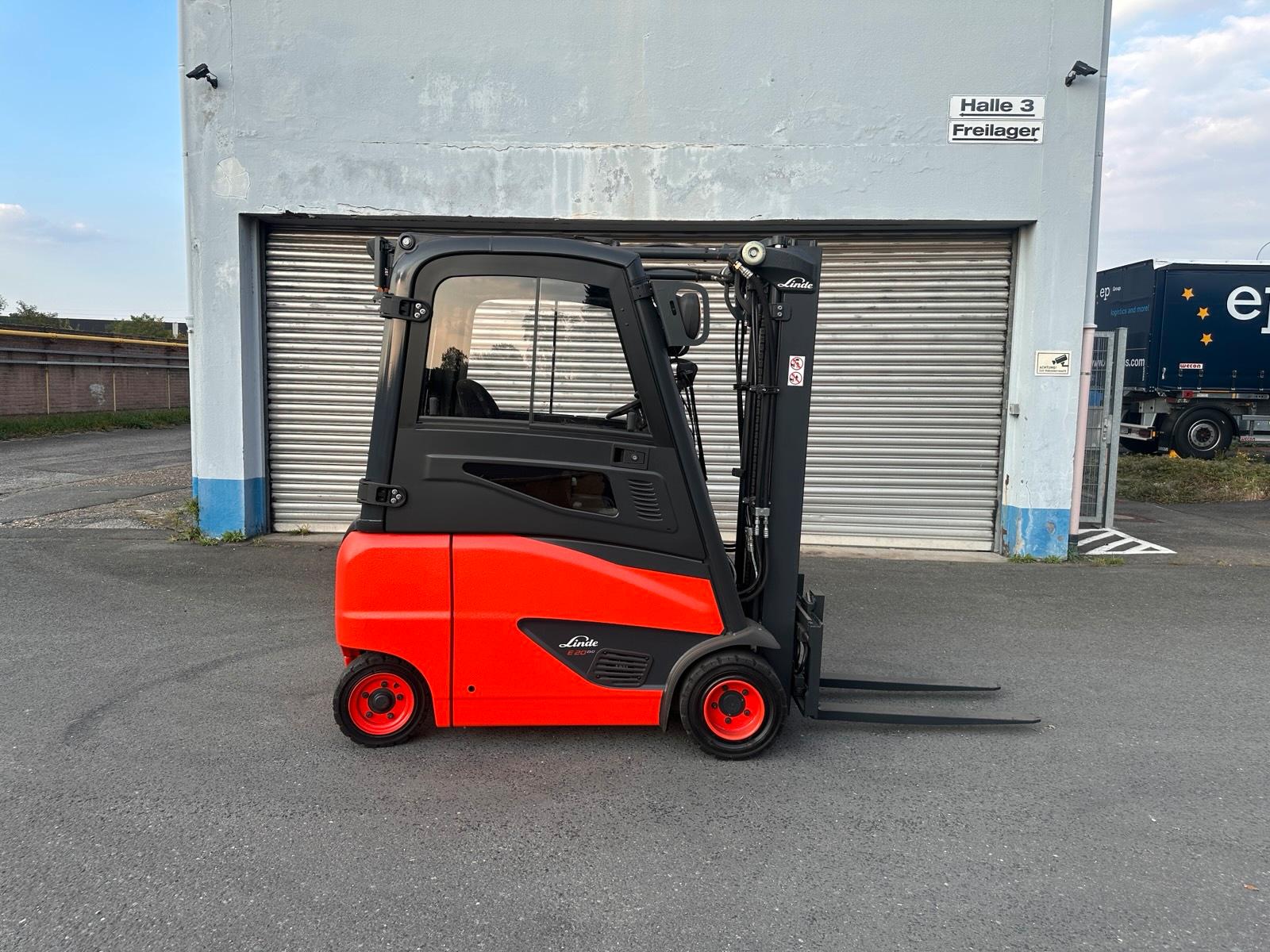 Linde E20PH-02 Elektro Gabelstapler 2ton. 2020 3150mm Hub Bild 8