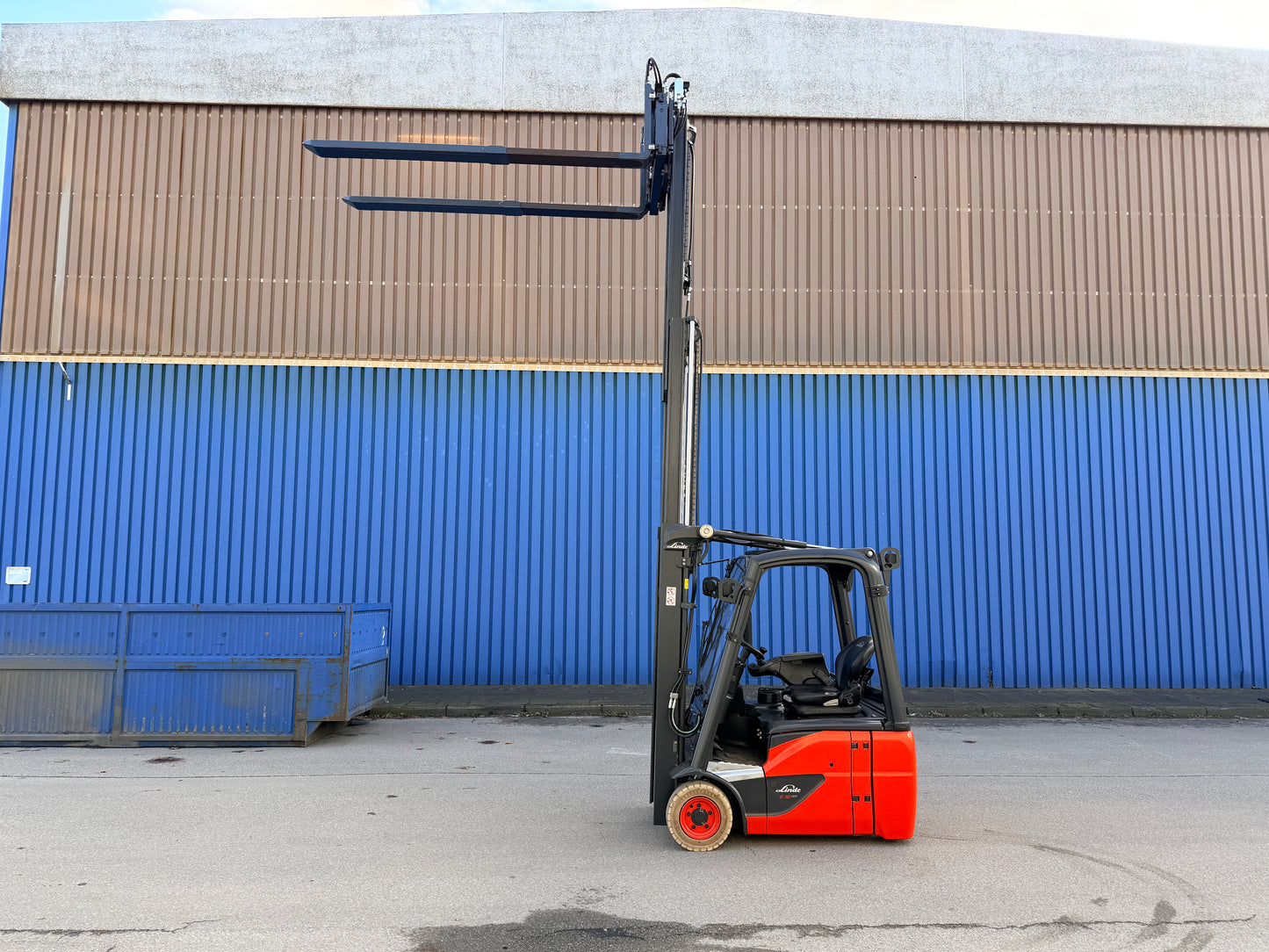 Linde E16 Triplex 4625mm Vorschubgabeln Zinkenversteller