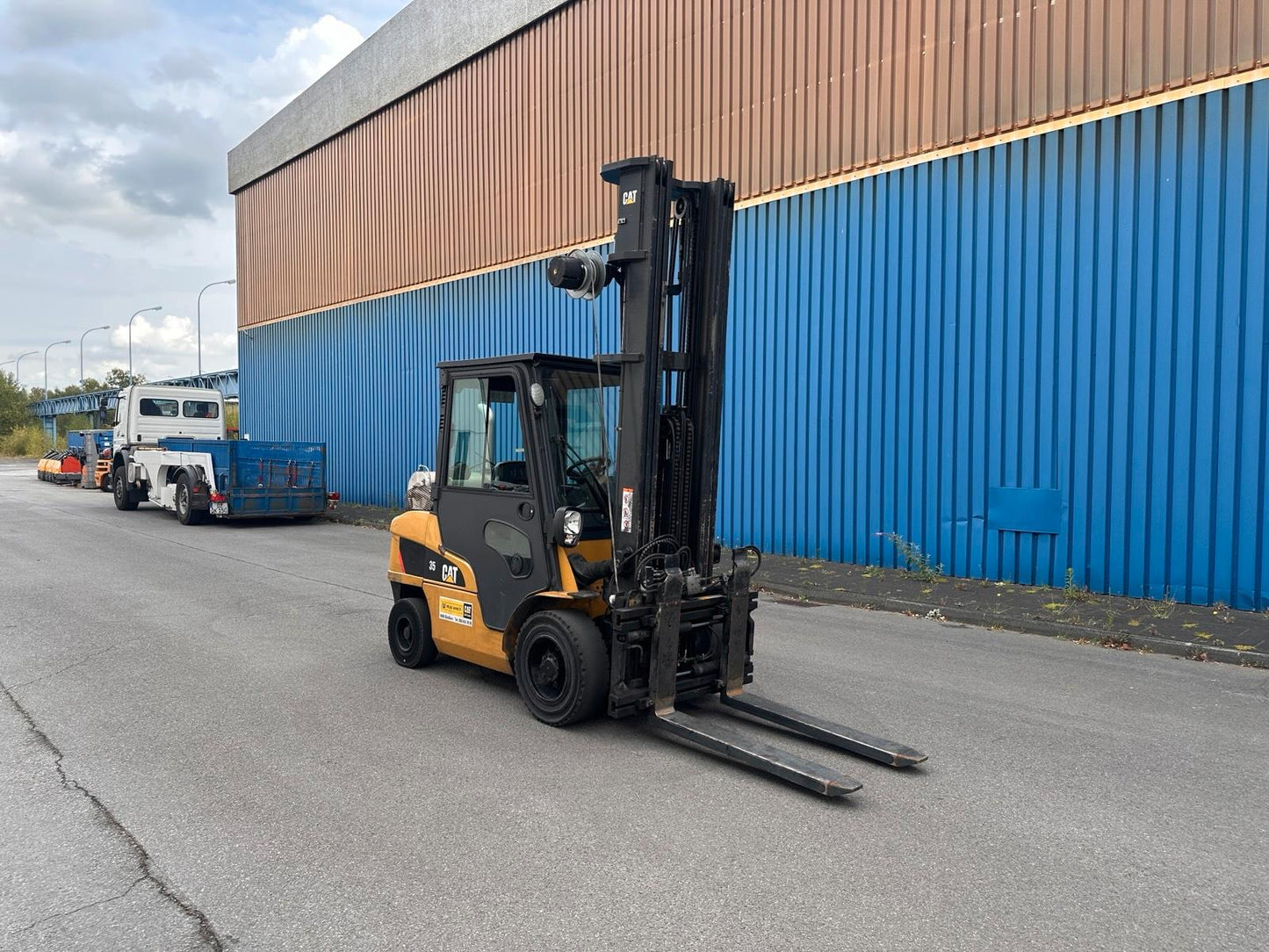 CAT DP35 N Diesel Gabelstapler Triplex 7000mm Hub ZVG Bild 7