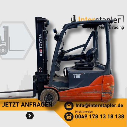 Toyota 1,8t Gabelstapler 3300mm Freihub Seitenschub Bild 1