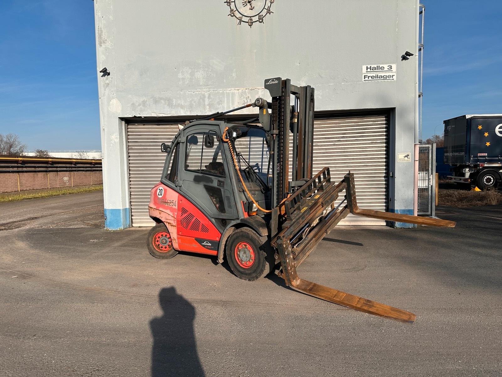 Linde H50D-02 Diesel Gabelstapler 3400mm Hub DZH Drehgerät Bild 11