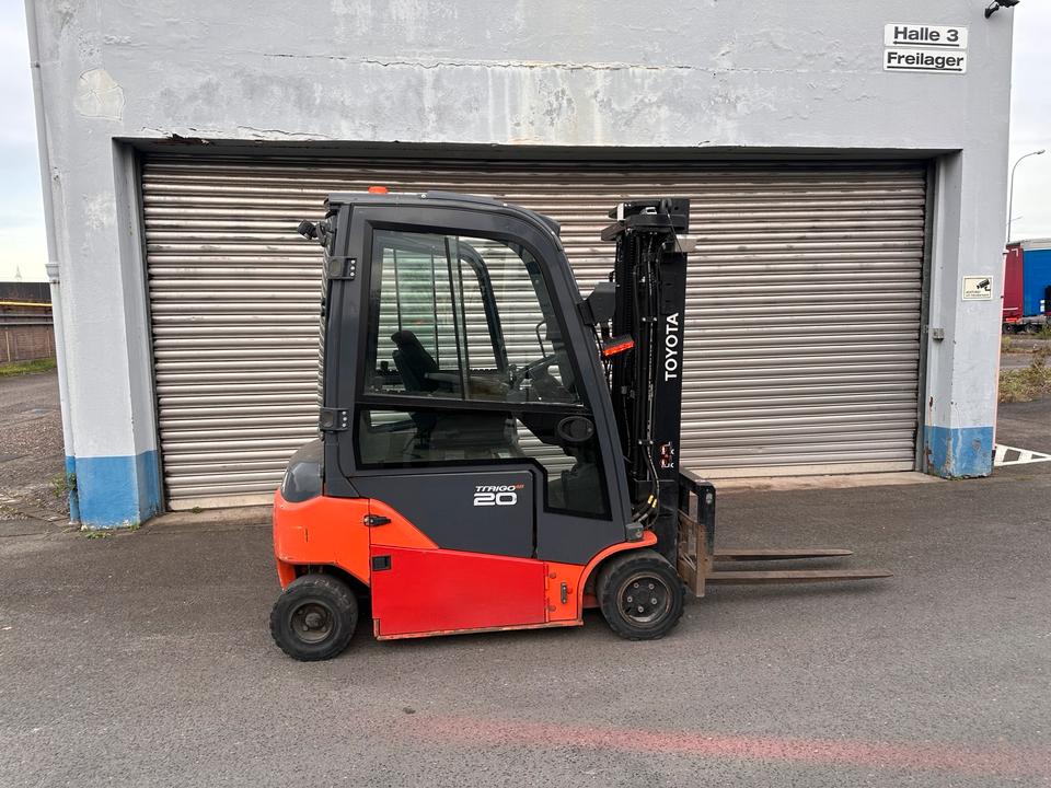 Toyota 2t 4Rad Gabelstapler Elektro Triplex 4700mm ZVG SS Bild 8