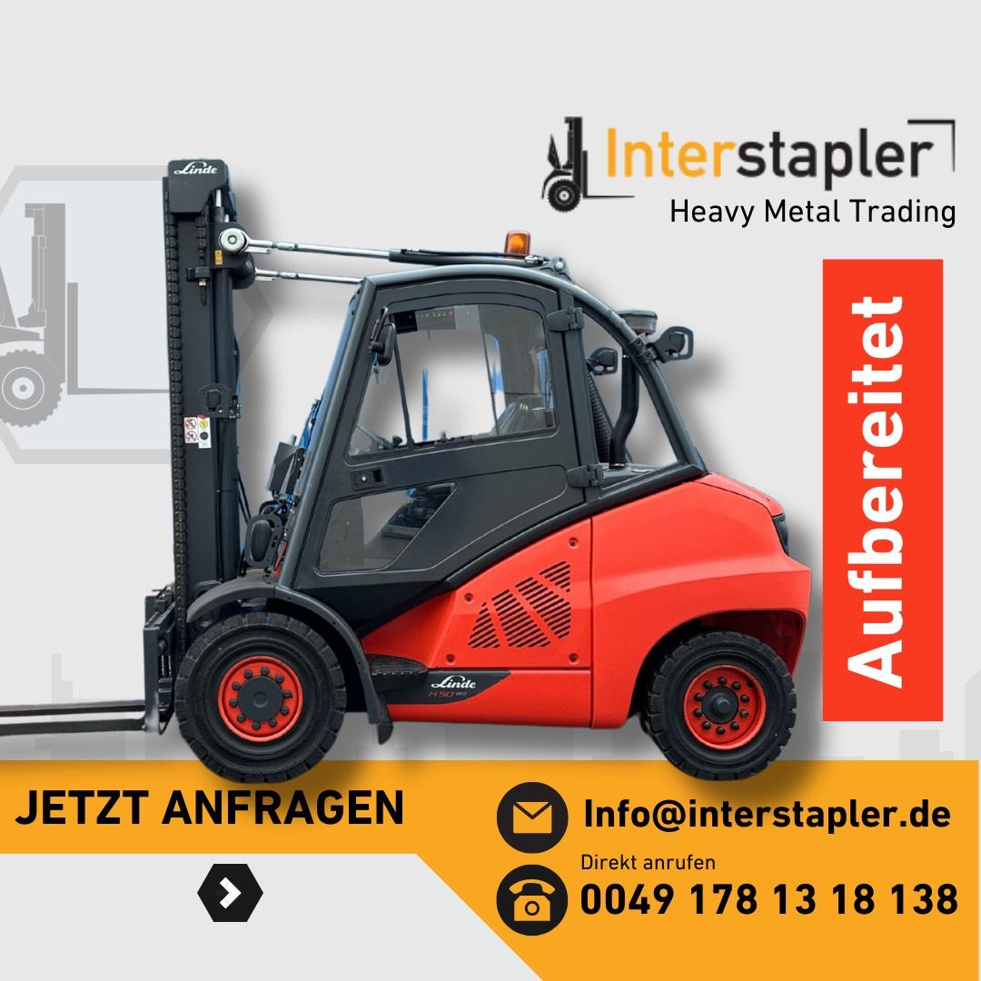 Linde H50D-02/600 Diesel Gabelstapler 3700mm hub 2018 Bild 1