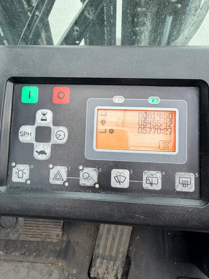 Toyota 5T Elektro Gabelstapler Triplex 5000mm Freihub Seitenschieber