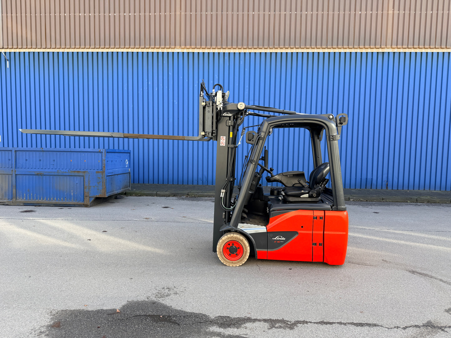 Linde E16 Triplex 4625mm Vorschubgabeln Zinkenversteller